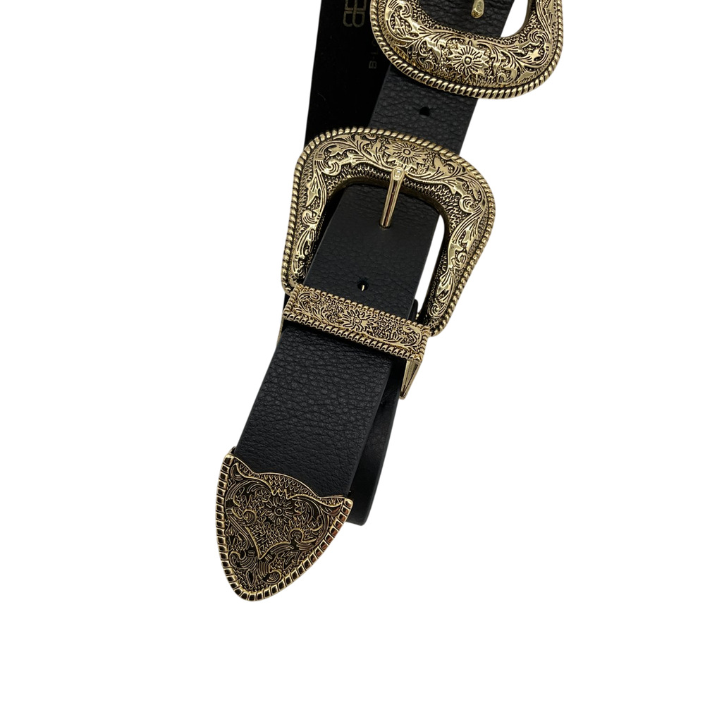 B-Low The Belt Western Black Bri Bri Belt Size S - Picture 5 of 5